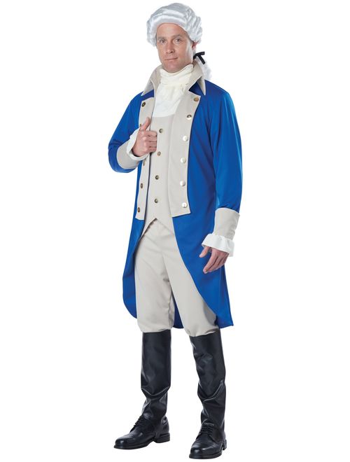 California Costumes Men's George Washington/Thomas Jefferson/Alexander Hamilton/Colonial Costume