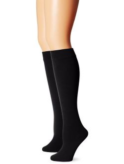 Women's Fleece Lined 2-Pair Pack Knee High Socks