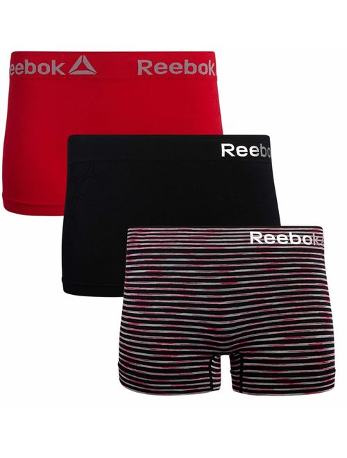 Reebok Women's Underwear - Seamless Boyshort Panties (8 Pack
