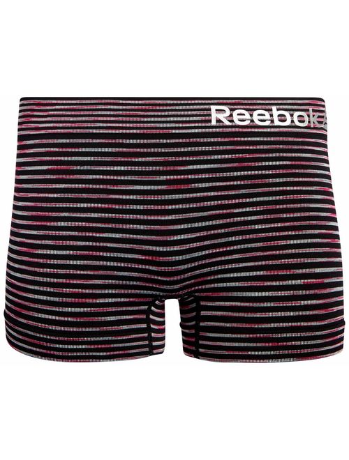 Buy Reebok Women's Seamless Stretch Performance Boyshort Panties (3 Pack)  online