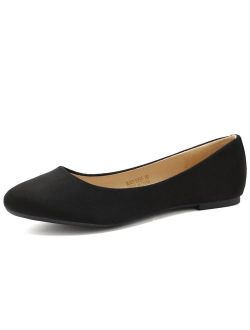 CIOR Women BalletFlats Classy Simple Casual Slip-on Comfort Walking Shoes