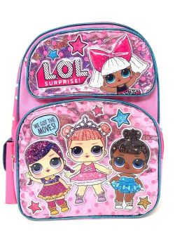 2019 L.O.L Surprise! Large School Backpack 16" Girls Bag Pink LOL Bag Pink