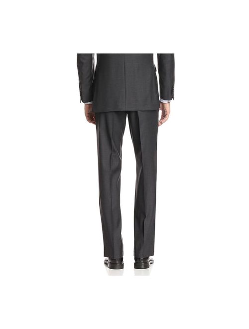 GN GIORGIO NAPOLI Presidential Men's Suit Two Button 2 Piece Modern Classic Fit Charcoal