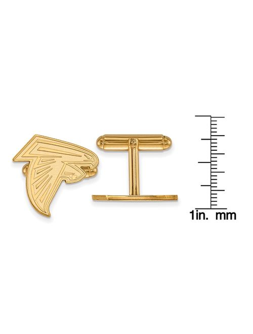 Atlanta Falcons Gold-Plated Logo Cufflinks