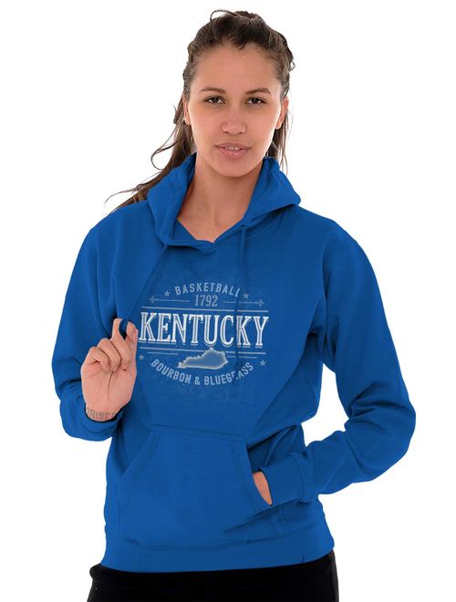 Brisco Brands Kentucky Bourbon Bluegrass Team Pullover Hoodie Sweatshirt