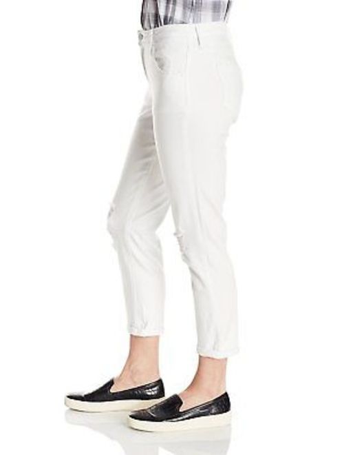 New 6004-1 Jessica Simpson Womens Monroe Boyfriend Slouch Jeans White/Vintage 32 $69