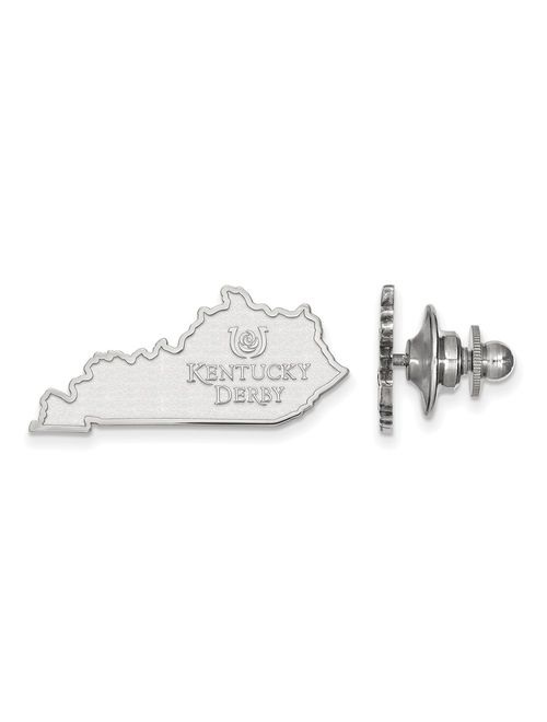 Solid 925 Sterling Silver Kentucky Derby Tie Tac