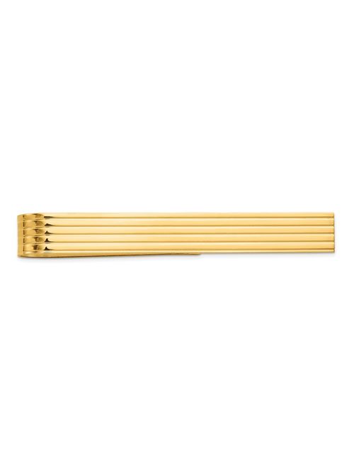Solid 14k Yellow Gold Tie Bar (6.5mm x 50mm)