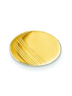 14K Yellow Gold Tie Tac Polished Mens Jewelry New |J