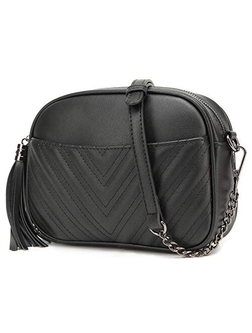 Lola Mae Quilted Crossbody Bag, Trendy Design Shoulder Purse