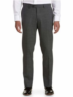 DXL Synrgy Big and Tall Performance Stretch Suit Pants, Grey