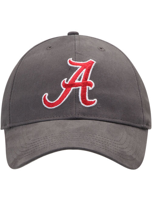 Men's Charcoal Alabama Crimson Tide Basic Adjustable Hat - OSFA