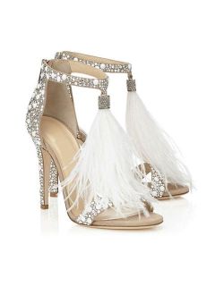 azmodo Women's Wedding Dress Party & Evening Stiletto Heel Pearl Tassel