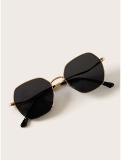 Metal Frame Sunglasses With Case
