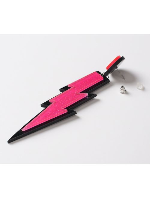 MIAIULIA Women Fashion Retro 1980s Style Neon Costume Earring