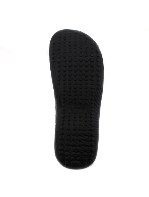 Vertico Men's Black Shower Sandal Rubber