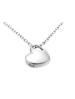 Hold My Heart Pendant Cremation Urn Jewelry Necklace with Filler Kit Ashes