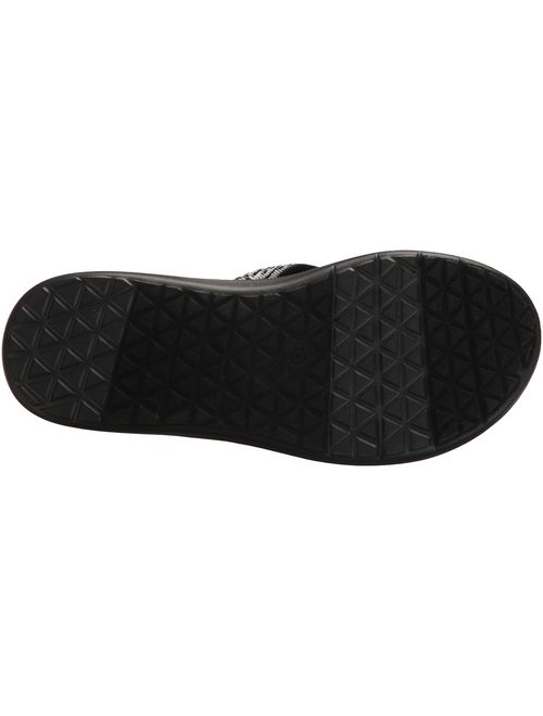Teva Women's W Voya Flip Flop, companera Black/White, 8 M US