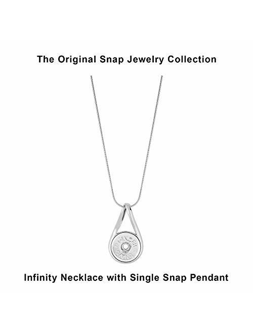 Ginger Snaps Infinity Necklace | Interchangeable, Customizable | Mother's Day