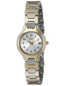 Women's Quartz Two-Tone Watch with Date, EU2254-51A