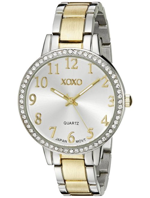 XOXO Women's XO5847 Analog Display Analog Quartz Two Tone Watch