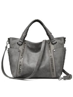 Realer Handbags for Women Large Tote Purses Designer Shoulder Bag