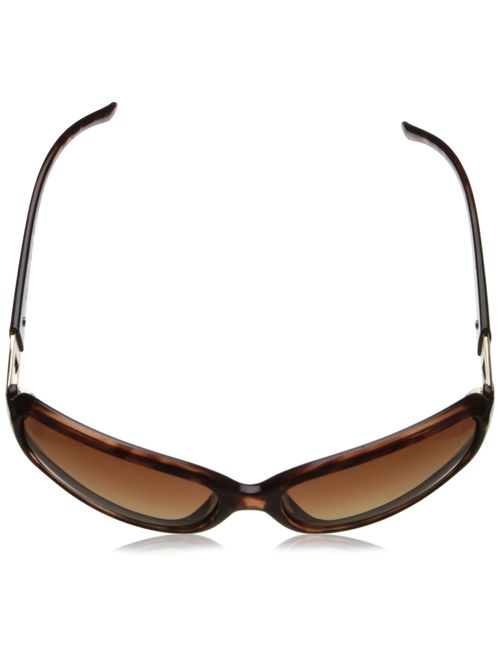 Foster Grant Women's Poppet Rectangular Sunglasses, Tortoise, 61.2 mm