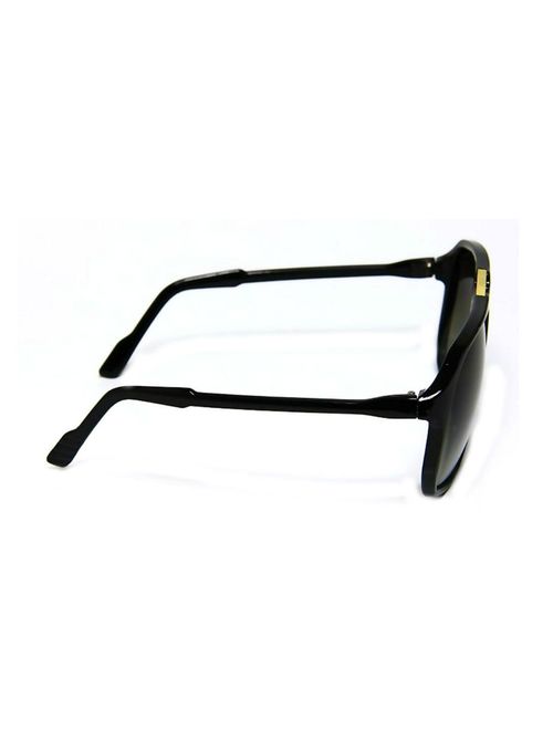 Retro Celebrity Style Flat Top Key Hole Aviator Sunglasses