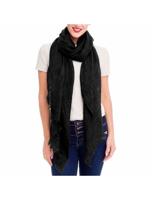 Scarves for Women: Lightweight Solid color Fall Winter Fashion Scarf by MIMOSITO
