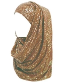 Lina /& Lily Gold Glitter Plain Color Hijab Muslim Head Wrap Scarf Shawl White