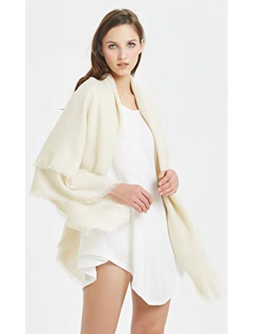 Buy VIVIAN & VINCENT Soft Classic Luxurious Blanket Solid Color Square
