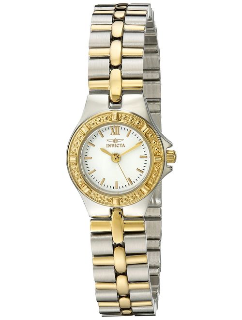 Invicta Women's 0136 "Wildflower Collection" 18k Gold-Plated Stainless Steel Watch