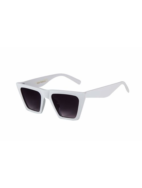 FEISEDY Vintage Square Cat Eye Sunglasses Women Fashion Small Cateye Sunglasses B2473