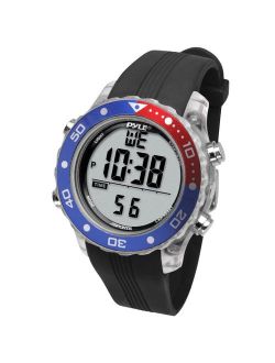 Digital Multifunction Sports Wrist Watch - Waterproof Smart Fit Classic Men Women Water Sport Swimming Fitness Gear Tracker w/ Chronograph, Countdown, Dual Time, Diving M