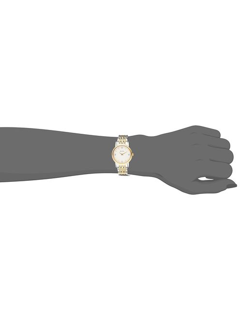 Bulova Women's 98P115 Diamond Accented Silver-Tone Bracelet Watch