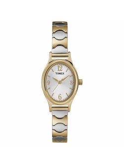 Women's T26301 Kendall Circle Two-Tone Stainless Steel Expansion Band Watch