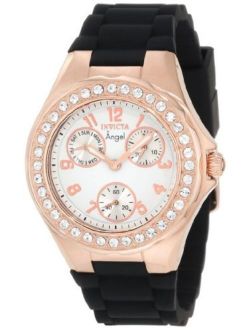 Women's 1645 Angel White Dial Crystal Accented Watch