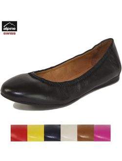 Womens Shoes Ballet Flats Genuine European Leather Comfort Loafer
