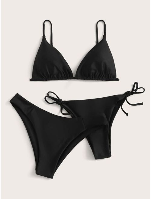 Shein 3pack Triangle Co-ord Bikini Set