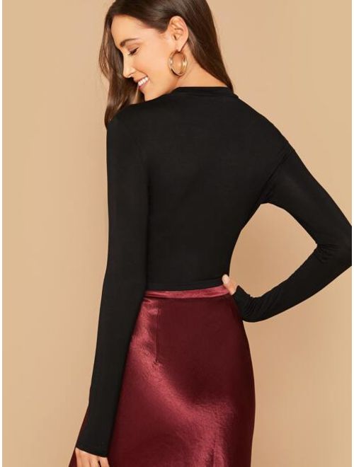 Shein Slim Fitted Solid Tee