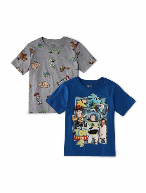 Disney Toy Story Little & Big Boys' Graphic T-Shirts, 2-Pack