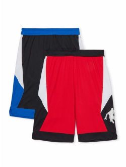 Boys 4-18 "Square Up" Athletic Basketball Shorts, 2-Pack
