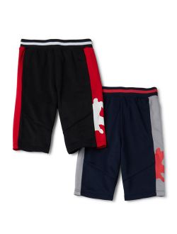 Boys 4-18 "Endline" French Terry Athletic Basketball Shorts, 2-Pack