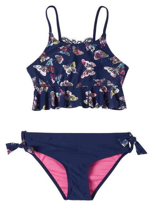 Limited Too Girls 4-16 Butterfly Bikini Swimsuit