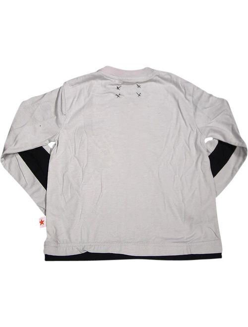 Wild Mango Toddler Boys Long Sleeve Cotton Fashion T-Shirt Tee Shirt Top, 32058 black / 2T