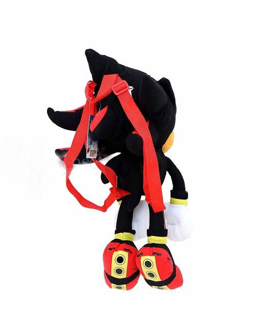Sonic The Hedgehog 24 Plush Backpack-Black