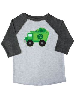 St Patricks Day Irish Clover Dump Truck Childs Toddler T-Shirt