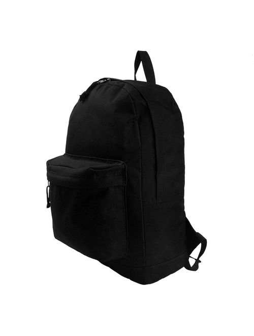 K-Cliffs Wholesale Pack of 36 Classic Backpacks in Black