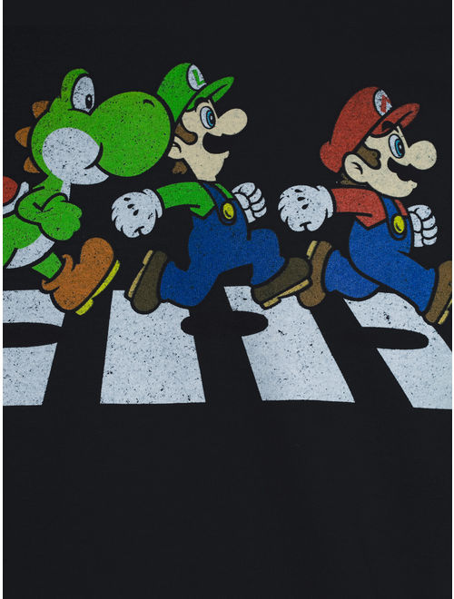 Men's Nintendo Gaming Mario Kart Mario and Luigi Graphic T-shirt