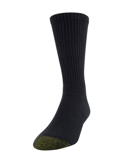 Gold Toe Men's Full Cushion Cotton Crew Socks, 3 Pairs